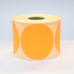100 mm rond Fluor Oranje
