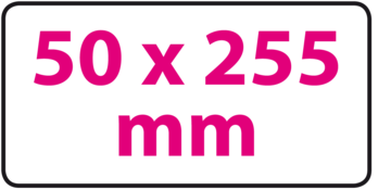 50 x 255 mm