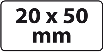 20 x 50 mm