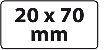 20 x 70 mm