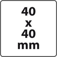 40 x 40 mm