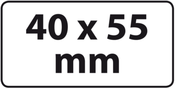 40 x 55 mm