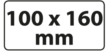 100 x 160 mm