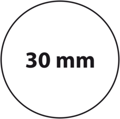 30 mm rond