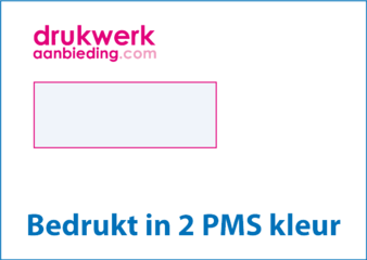 2 PMS kleuren bedrukt