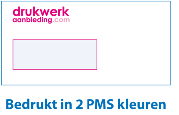 2 PMS kleuren bedrukt