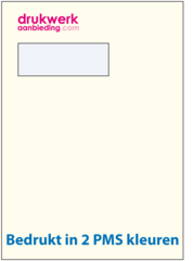 2 PMS kleuren bedrukt
