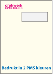 2 PMS kleuren bedrukt