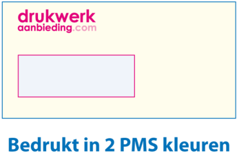 2 PMS kleuren bedrukt