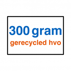 300 grams gerecycled HVO