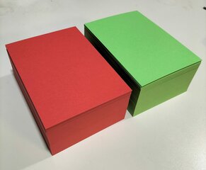 A6 kaarten groen en rood
