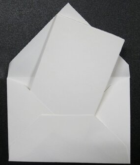 10 ex. Blanco Kaarten 4 pag. 14 x 19 cm Oud Hollands