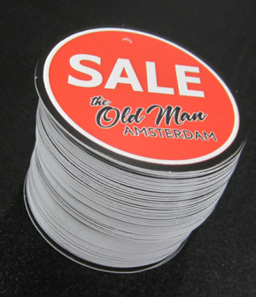 500 ex. Ronde (Visite of Sales) Kaartjes (doorsnede 60 mm / 6 cm) 450 grams Karton 4/4 CMYK