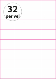 100 vel***52,5 x 37,1 mm 32 per vel