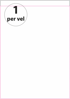 600 vel***210 x 280 mm 1 per vel