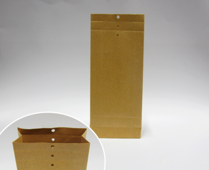 500 Enveloppen met bodem 120x285x50 mm 120 grams Kraft BLANCO