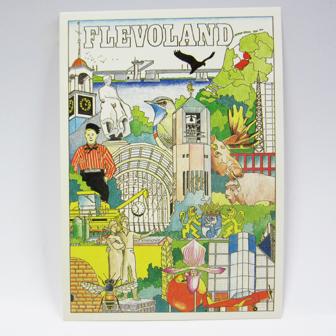 100 stuks - Ansichtkaarten - Flevoland 