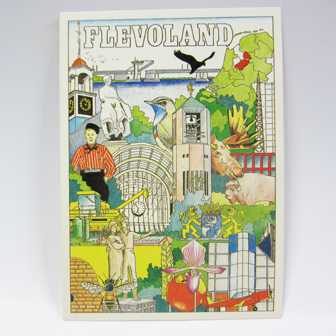 200 stuks - Ansichtkaarten - Flevoland 