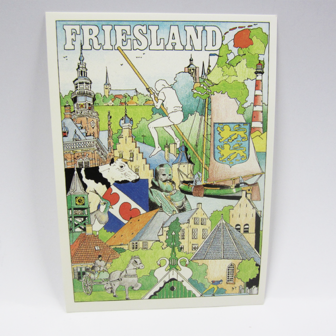 50 stuks - Ansichtkaarten - Friesland 