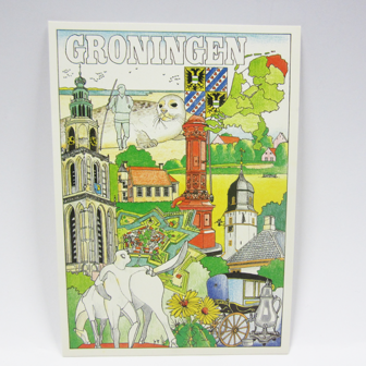 150 stuks - Ansichtkaarten - Groningen