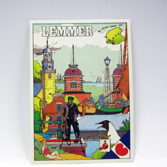 250 stuks - Ansichtkaarten - Lemmer 