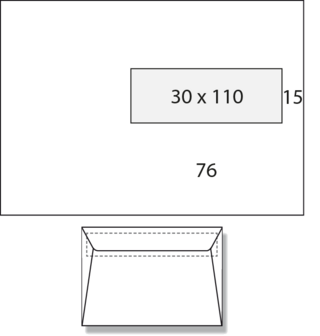 1.000 Enveloppen Chambord EA5 VR30x110 1/0