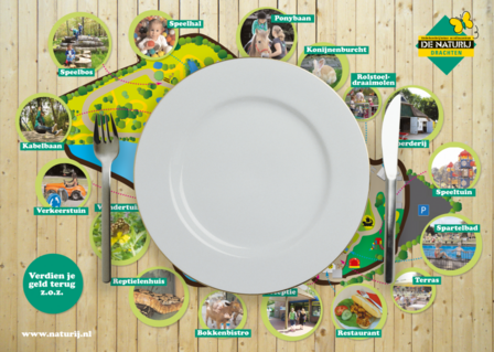 5.000 ex. Placemats 120 grs/m2 HVO (A3) bedrukt 4/4 (CMYK)