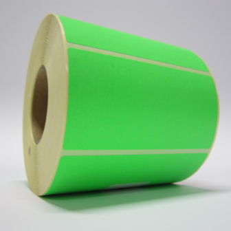 5.000 ex. 50 x 100 mm Fluor Groen