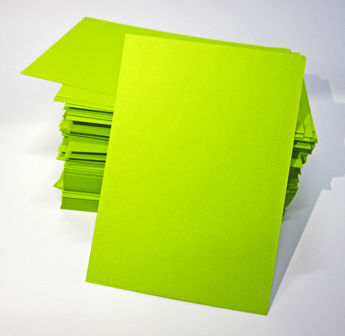 Blanco A6 (10,5x14,8cm) Lime Groene Kaarten