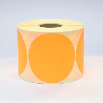 100 ex. 200 mm rond Fluor Oranje