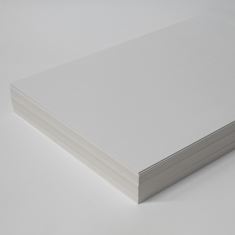 Wit karton 2mm a3 25 vel uit doos