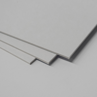 Wit karton 2mm a3 25 vel detail hoek