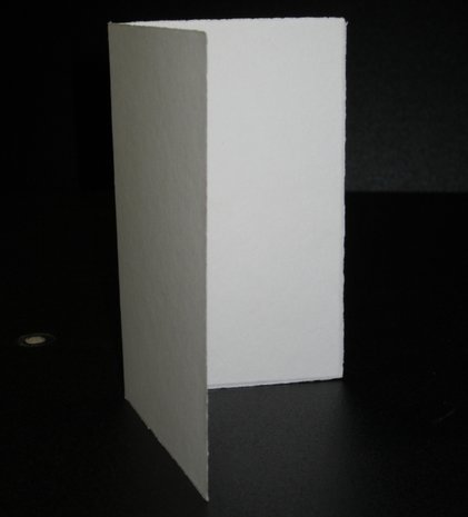 80 ex. Blanco Kaarten 4 pag. 9 x 13,5 cm Oud Hollands