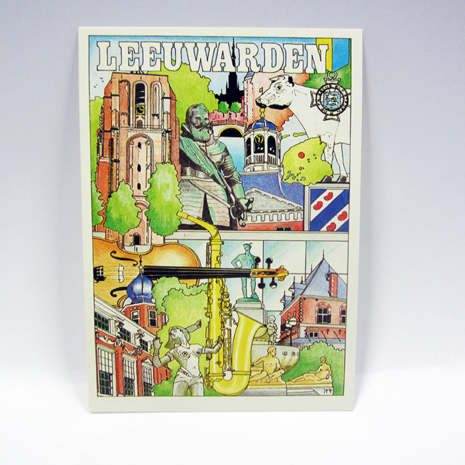 50 stuks - Ansichtkaarten - Leeuwarden 