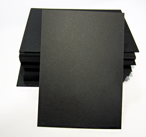 Blanco A6 (10,5x14,8cm) Zwarte Kaarten