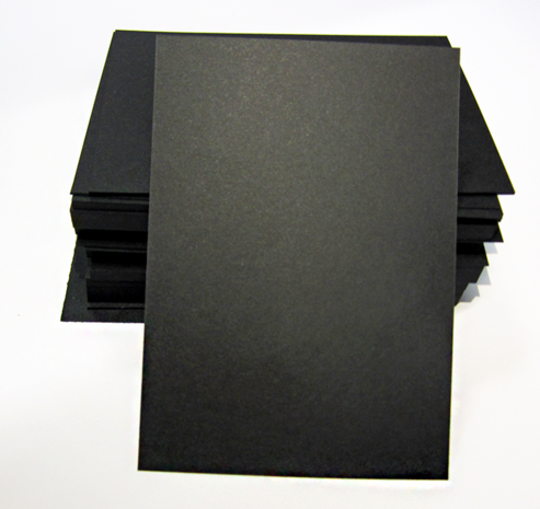 500 Blanco A6 (10,5x14,8cm) Zwarte Kaarten