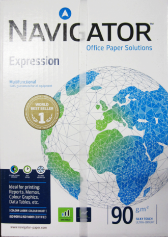 1.000 vel Blanco A4 Papier 90 grams (Navigator Expression) (2 pak)