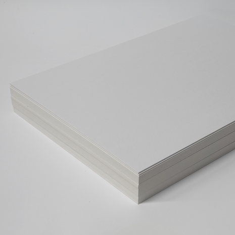 Wit karton 2mm a3 25 vel uit doos