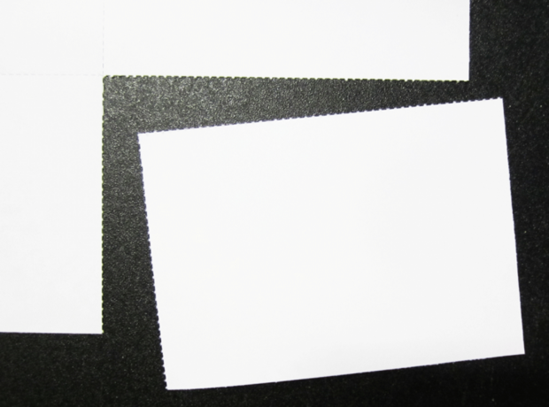 800 vel***A4 Geperforeerd 74,25 x 105 mm (A7) 8 per vel 160 grams/m2 Wit