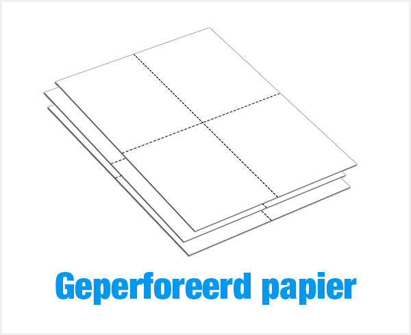 Geperforeerd papier