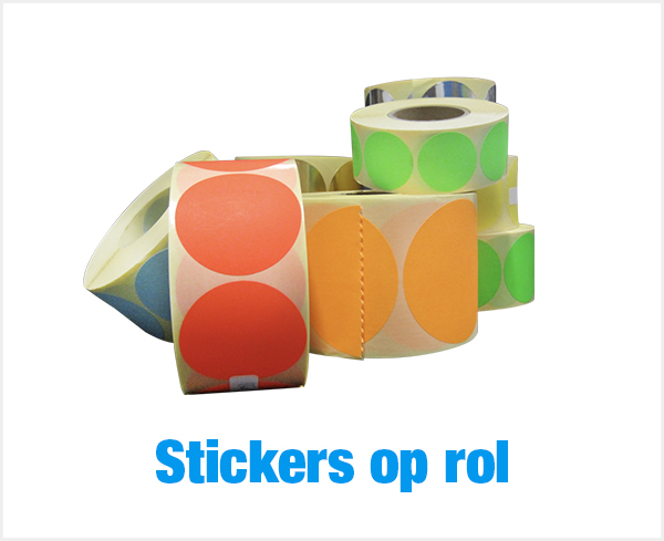 Stickers op rol